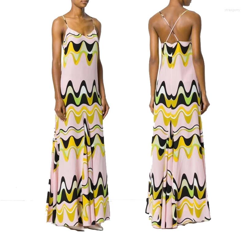 Party Dresses HIGH QUALITY Bohemia Women Maxi Dress Italy Fashion Designer Inspired Summer Print Silk For Female 2023, Picture color
Party Dresses HIGH QUALITY Bohemia Women Maxi Dress Italy Fashion Designer Inspired Summer Print Silk For Female 2023, Picture color