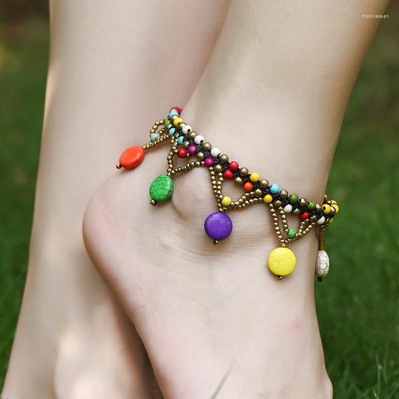 Anklets Ethnic Boho Colorful Charm Beads Ankle Chain For Women Bohemian Female Dance Party Beach Foot Jewelry Bracelet Cheville
Anklets Ethnic Boho Colorful Charm Beads Ankle Chain For Women Bohemian Female Dance Party Beach Foot Jewelry Bracelet Cheville