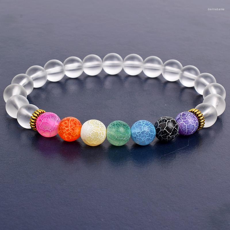 Strand 7 Chakra Elastic Bracelet Natural Weathered Agates Crystal Stone Bead Healing Anxiety Jewelry Reiki Yoga Balance Men Women Gift
Strand 7 Chakra Elastic Bracelet Natural Weathered Agates Crystal Stone Bead Healing Anxiety Jewelry Reiki Yoga Balance Men Women Gift