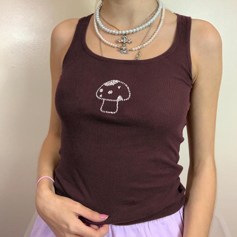 Women' Tanks Y2k Top Patchwork Mashroom Leopard Short Sleeve Tank Tops E Girl Casual Brown Vintage Crop Women Summer Streetwear Camis, Word
Women' Tanks Y2k Top Patchwork Mashroom Leopard Short Sleeve Tank Tops E Girl Casual Brown Vintage Crop Women Summer Streetwear Camis, Word