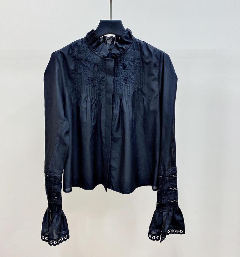 Women's Blouses Womens Black White Shirt Frilled Collar Ruffled Front Long Puff Sleeves Fashion Blouse Tops 2023 Autumn
Women's Blouses Womens Black White Shirt Frilled Collar Ruffled Front Long Puff Sleeves Fashion Blouse Tops 2023 Autumn