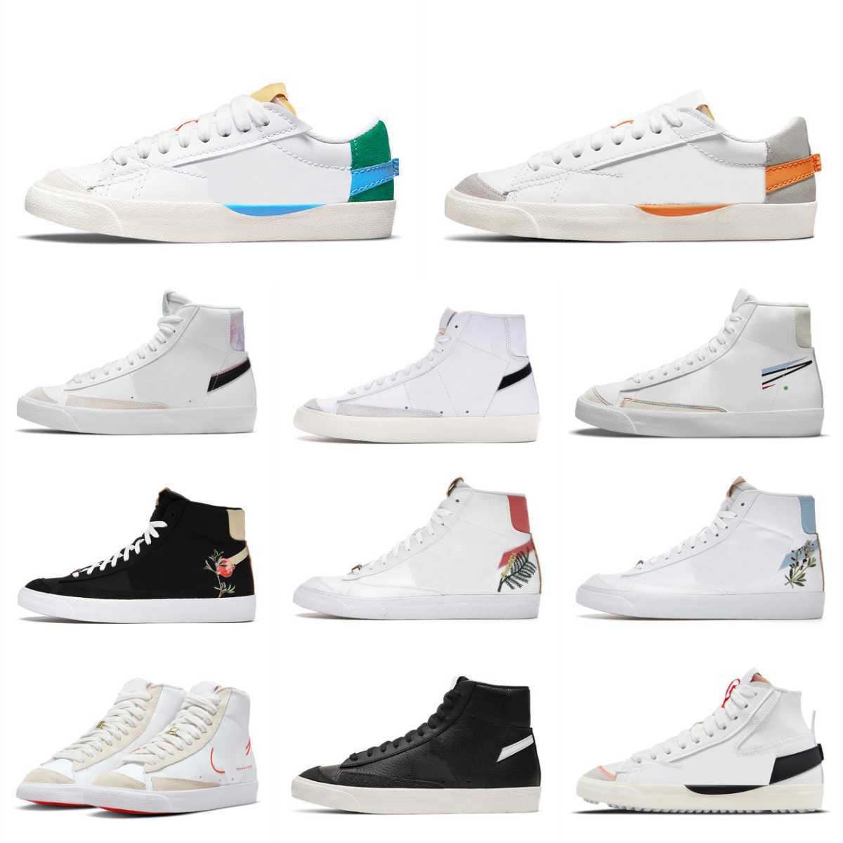 2023 Blazer Mid 77 Vintage Jumbo Casual Shoes Mens Women Jumbo Blue Green Alpha Orange Sail Arctic Punch High Vintage White Black Trainers Designer Platform Sneakers, Please contact us
2023 Blazer Mid 77 Vintage Jumbo Casual Shoes Mens Women Jumbo Blue Green Alpha Orange Sail Arctic Punch High Vintage White Black Trainers Designer Platform Sneakers, Please contact us