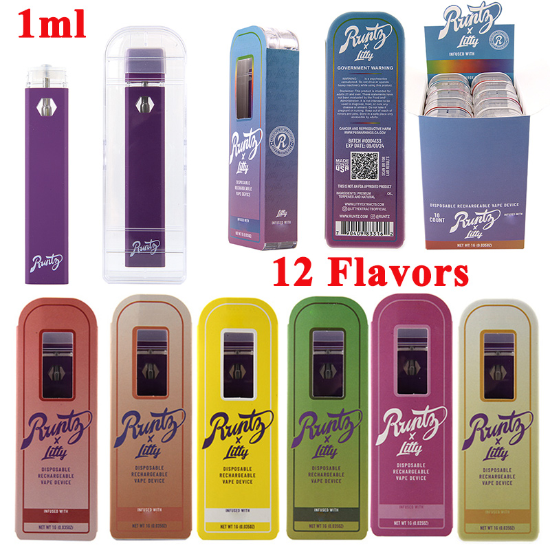1ML Runtz Runty X Litty Disposable E Cigarettes Rechargeable Vape Pens 280MAH Disposable Vapes Ceramic Coil Dab Pens Thick Oil Disposable Device Pods
1ML Runtz Runty X Litty Disposable E Cigarettes Rechargeable Vape Pens 280MAH Disposable Vapes Ceramic Coil Dab Pens Thick Oil Disposable Device Pods