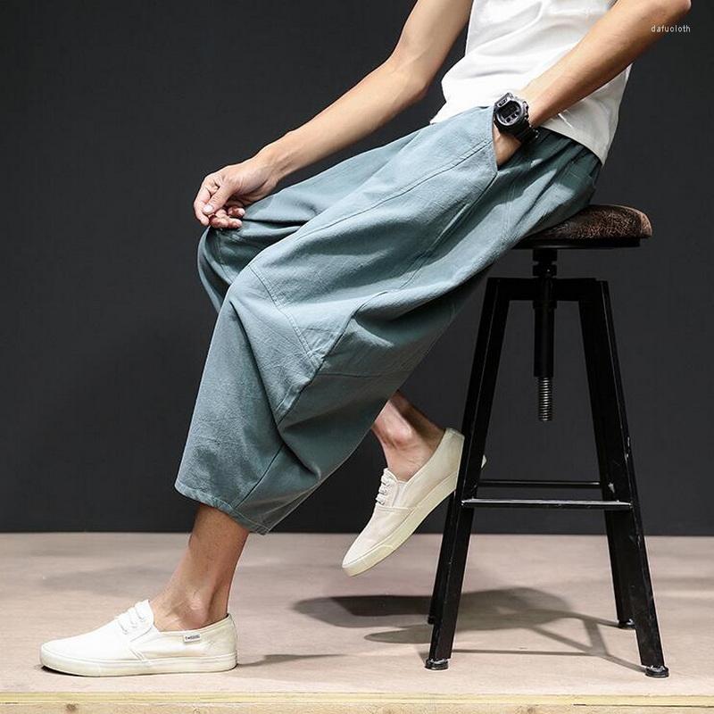 Men's Pants Youth Street Casual Men's Calf-Length Bloomers Loose Wide Leg Harem, Black
Men's Pants Youth Street Casual Men's Calf-Length Bloomers Loose Wide Leg Harem, Black