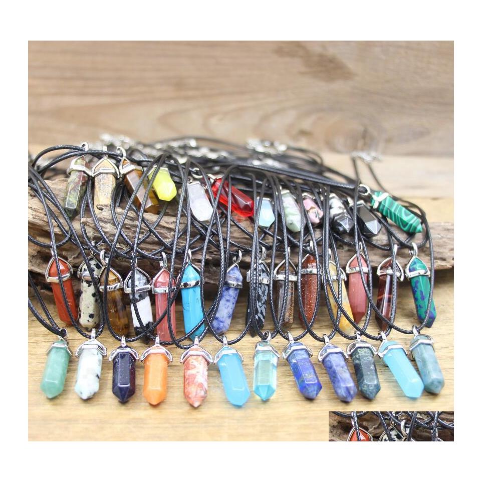 Pendant Necklaces Healing Crystal Natural Hexagonal Pendants Necklace Reiki Chakra Rose Quartz Lapis Amethysts Charms Women Jewelr S Dhtlo
Pendant Necklaces Healing Crystal Natural Hexagonal Pendants Necklace Reiki Chakra Rose Quartz Lapis Amethysts Charms Women Jewelr S Dhtlo