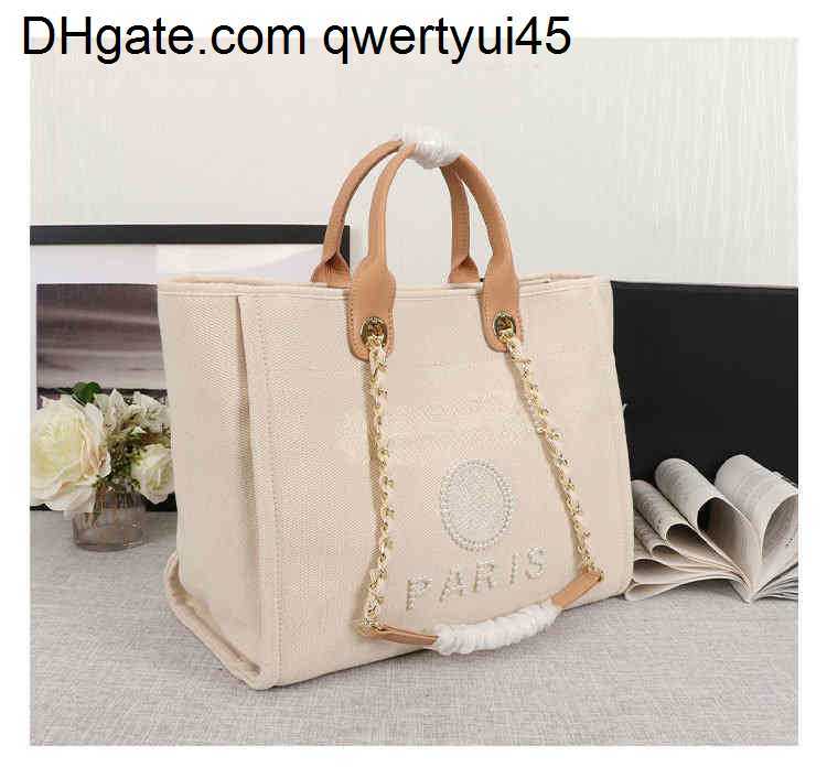 qwertyui45 Totes New Designer Handbags Pearl Beach Bag Canvas Portable High-capacity Fashion Trend Women Bags Y220708 021723H, Black
qwertyui45 Totes New Designer Handbags Pearl Beach Bag Canvas Portable High-capacity Fashion Trend Women Bags Y220708 021723H, Black