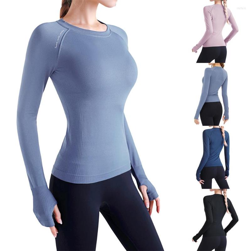 Active Shirts Tight Fitting Woman Yoga Clothes Tops Long Sleeve Round Neck Letters Print Stretch Running Fitness Sportswear, Black
Active Shirts Tight Fitting Woman Yoga Clothes Tops Long Sleeve Round Neck Letters Print Stretch Running Fitness Sportswear, Black