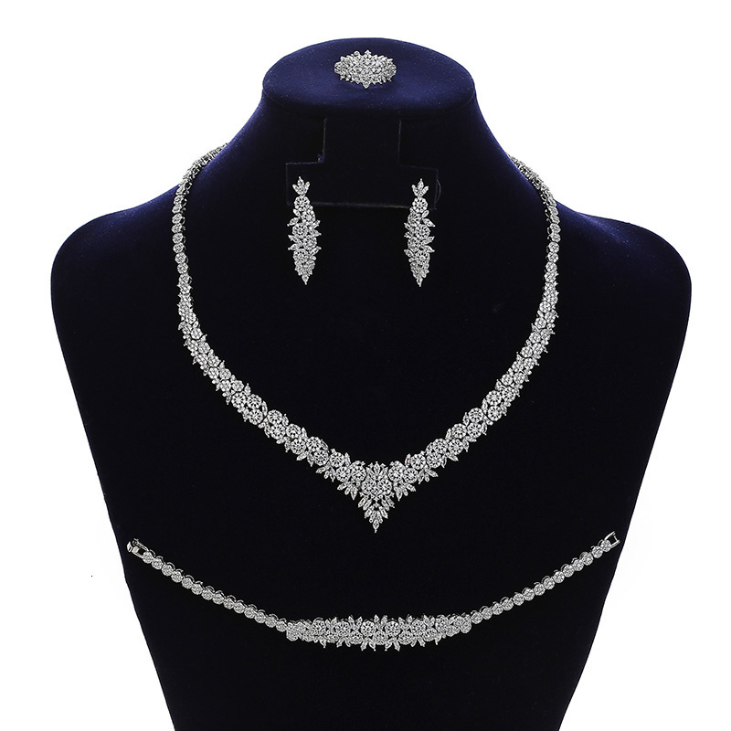 Wedding Jewelry Sets HADIYANA Charming 4PCS Necklace Earrings Ring And Bracelet Set For Women Got Enagged CN1794 Bisuteria 230216
Wedding Jewelry Sets HADIYANA Charming 4PCS Necklace Earrings Ring And Bracelet Set For Women Got Enagged CN1794 Bisuteria 230216