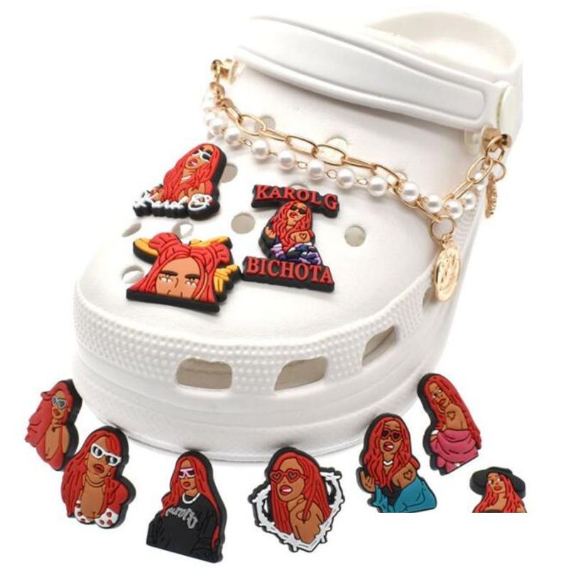 Shoe Parts Accessories Charm Karol G Croc Charms Jibitz Pvc Clog Pins Buckle Drop Delivery Shoes Dh5Nv
Shoe Parts Accessories Charm Karol G Croc Charms Jibitz Pvc Clog Pins Buckle Drop Delivery Shoes Dh5Nv