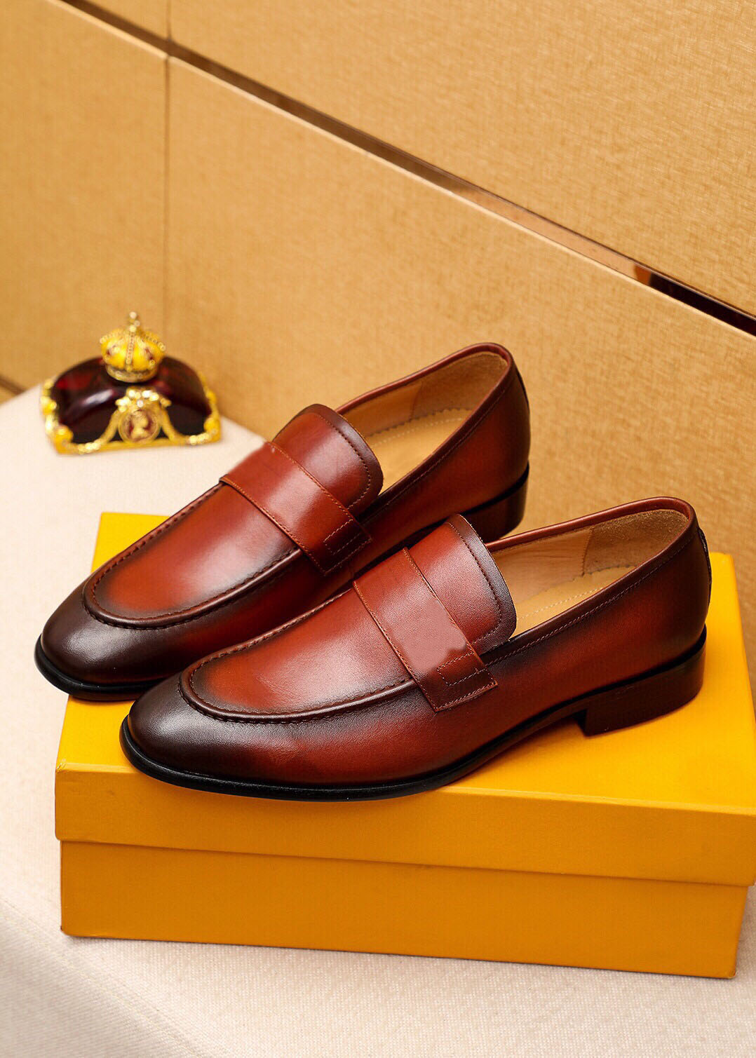 2023 Mens Dress Shoes Genuine Leather Casual Loafers Slip On Formal Brand Designer Wedding Office Business Flats Size 38-45, Black
2023 Mens Dress Shoes Genuine Leather Casual Loafers Slip On Formal Brand Designer Wedding Office Business Flats Size 38-45, Black