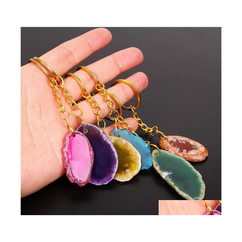 Key Rings Irregar Natural Agates Slice Chain For Women Handbag Hangle Men Car Holder Handmade Healing Reiki Druzy Keyring Jewelry Dr Dh0Gq
Key Rings Irregar Natural Agates Slice Chain For Women Handbag Hangle Men Car Holder Handmade Healing Reiki Druzy Keyring Jewelry Dr Dh0Gq
