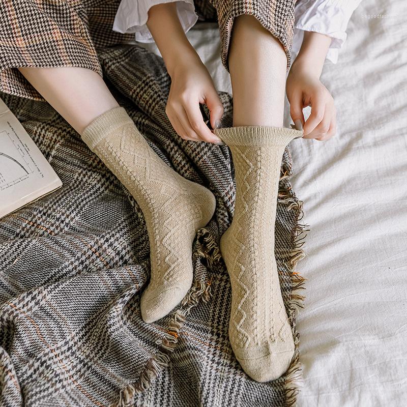 Women Socks 1Pair Cashmere Wool Woman Japanese Style Retro Thermal Long Vintage Streetwear Harajuku Crew Winter High School Girl
Women Socks 1Pair Cashmere Wool Woman Japanese Style Retro Thermal Long Vintage Streetwear Harajuku Crew Winter High School Girl