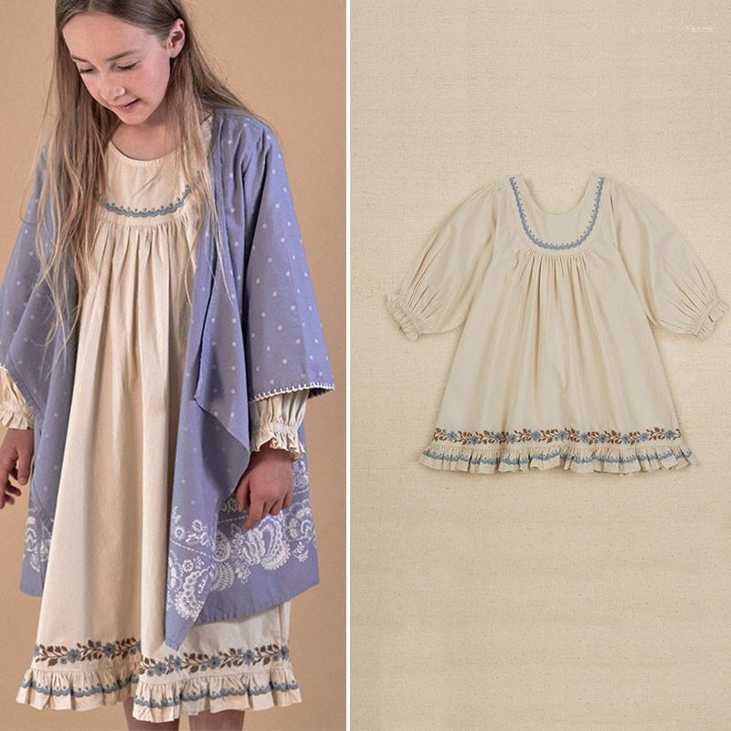 Girl Dresses EnkeliBB Girls Long Sleeve Linen For Spring And Autumn Beautiful Embroidery Dress Toddler Brand Clothes, As shown
Girl Dresses EnkeliBB Girls Long Sleeve Linen For Spring And Autumn Beautiful Embroidery Dress Toddler Brand Clothes, As shown
