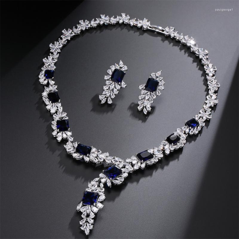 Necklace Earrings Set RAKOL Luxury Cubic Zirconia Bridal For Women Classic High Quality CZ Stone Dress Accessories, Picture shown
Necklace Earrings Set RAKOL Luxury Cubic Zirconia Bridal For Women Classic High Quality CZ Stone Dress Accessories, Picture shown