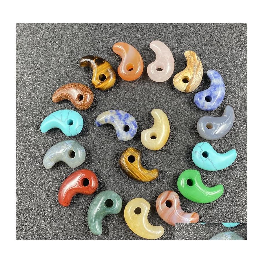 Charms 22X14X8 Eight Diagram Comma Shape Natural Stone Agate Crystal Turquoises Jades Opal Stones Pendant For Jewelry Making Necklac Dhnj5
Charms 22X14X8 Eight Diagram Comma Shape Natural Stone Agate Crystal Turquoises Jades Opal Stones Pendant For Jewelry Making Necklac Dhnj5