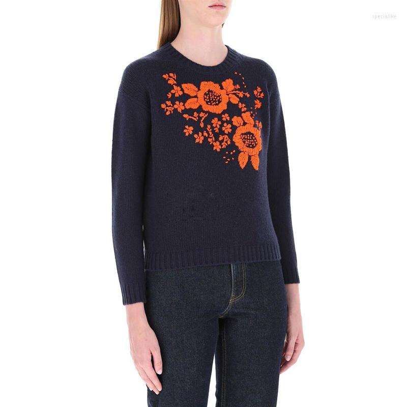 Women' Sweaters High End Quality 11.9 Fashion Flower Embroidery Pattern Knitted Pullover Cashmere Wool Blend Sweater Knitwear Women, Gray
Women' Sweaters High End Quality 11.9 Fashion Flower Embroidery Pattern Knitted Pullover Cashmere Wool Blend Sweater Knitwear Women, Gray