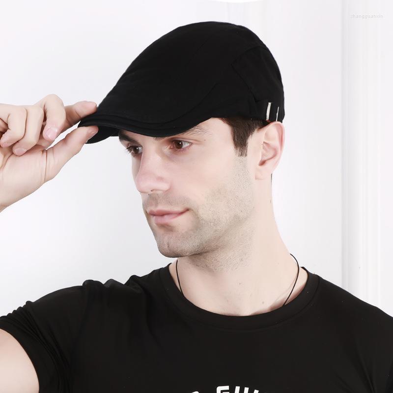 Berets Spring Autumn Winter Man Cotton British Vintage Flat Caps Gatsby Male Solid Gray Black Adjustable, Brown
Berets Spring Autumn Winter Man Cotton British Vintage Flat Caps Gatsby Male Solid Gray Black Adjustable, Brown