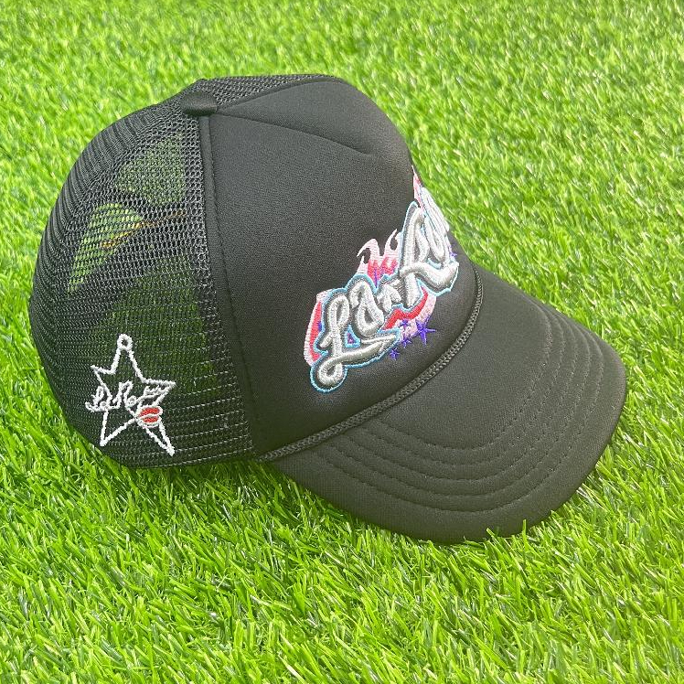 Fashion Ball Caps for Men and Women Letters Embroidery SUNRISE TRUCKER HAT Mesh Breathable Baseball Cap, Black
Fashion Ball Caps for Men and Women Letters Embroidery SUNRISE TRUCKER HAT Mesh Breathable Baseball Cap, Black