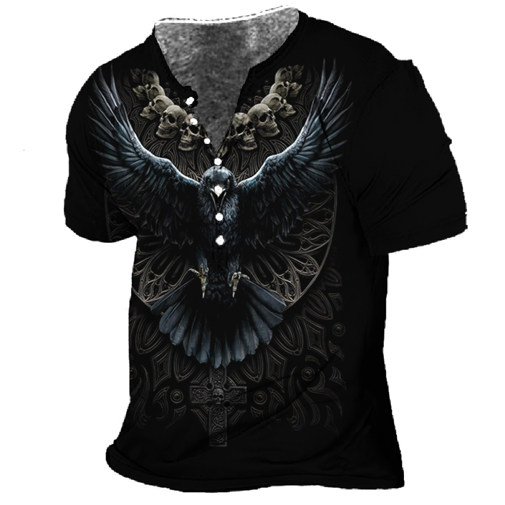 Men' T-Shirts Retro T-shirt Men Cotton Tee Tops Animal Harajuku Print Short Sleeved Clothing Soaring Eagle Graphics Casual V-neck Shirt Blouse 230217, I01-zz00350
Men' T-Shirts Retro T-shirt Men Cotton Tee Tops Animal Harajuku Print Short Sleeved Clothing Soaring Eagle Graphics Casual V-neck Shirt Blouse 230217, I01-zz00350