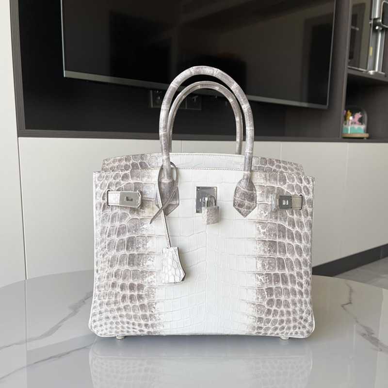 Designer Birkin Herme Bags New fashion casual Himalayan white crocodile bone pattern handbag chain messenger bag womens oneshoulder cowhide 18lil, White5
Designer Birkin Herme Bags New fashion casual Himalayan white crocodile bone pattern handbag chain messenger bag womens oneshoulder cowhide 18lil, White5