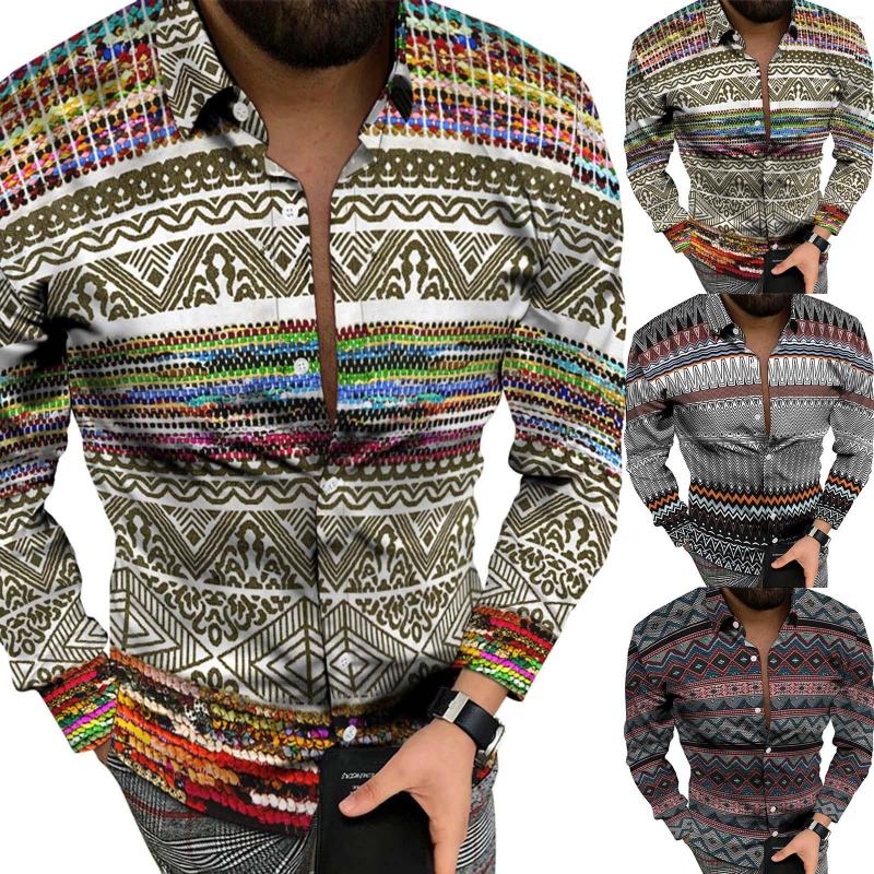 Men' Casual Shirts Mens 3D Digital Printing Pocket Buckle Lapel Long Sleeve Shirt Wine Men Adult Rompers, Red
Men' Casual Shirts Mens 3D Digital Printing Pocket Buckle Lapel Long Sleeve Shirt Wine Men Adult Rompers, Red