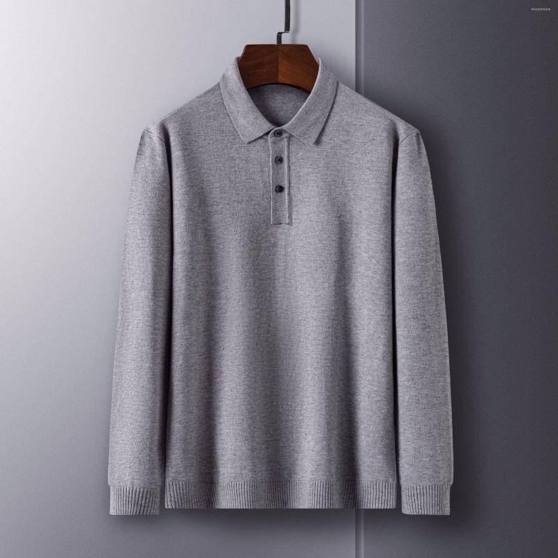 Men's Sweaters High End Luxury Autumn Men's Lapel Pullover Brand Knitwear Solid Color Sweater Classic Business Casual Anti Pilling Base, Black
Men's Sweaters High End Luxury Autumn Men's Lapel Pullover Brand Knitwear Solid Color Sweater Classic Business Casual Anti Pilling Base, Black