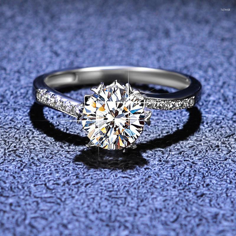 Cluster Rings 1.0-2.0 Moissanite Engagement For Women14K White Gold Plated Sterling Silver Lab Diamond Wedding Band Jewelry
Cluster Rings 1.0-2.0 Moissanite Engagement For Women14K White Gold Plated Sterling Silver Lab Diamond Wedding Band Jewelry