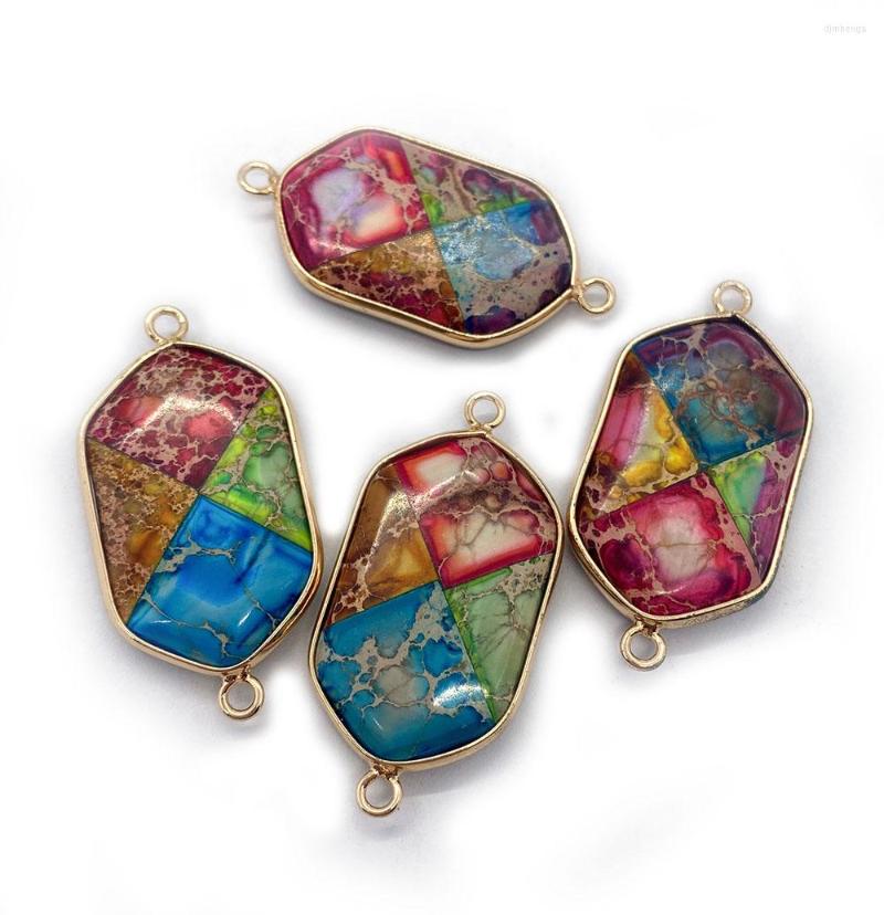 Pendant Necklaces Natural Imperial Stone Connector Pendants Emperor Jewelry DIY Necklace Bracelets Sea Sediment Geometric Charms Accessories
Pendant Necklaces Natural Imperial Stone Connector Pendants Emperor Jewelry DIY Necklace Bracelets Sea Sediment Geometric Charms Accessories