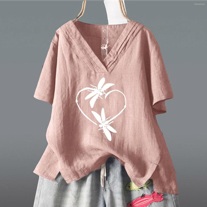 Women's T Shirts Ling Sleeve Shirt Print Loose Casual Women's Blouse V-Neck T-shirt Pullover Top Women 2pk Tee, White
Women's T Shirts Ling Sleeve Shirt Print Loose Casual Women's Blouse V-Neck T-shirt Pullover Top Women 2pk Tee, White