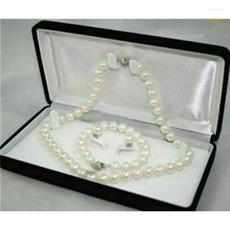 Chains Beautiful 7-8MM Natural White Akoya Cultured Pearl Necklace Bracelet Earring Set
Chains Beautiful 7-8MM Natural White Akoya Cultured Pearl Necklace Bracelet Earring Set