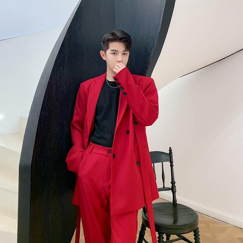 Men's Suits Latest Coat Pant Design Men 2 Pieces Sets Ribbon Casual Suit Male Fashion Show Blazer Jacket Trousers Stage Clothing, Black
Men's Suits Latest Coat Pant Design Men 2 Pieces Sets Ribbon Casual Suit Male Fashion Show Blazer Jacket Trousers Stage Clothing, Black