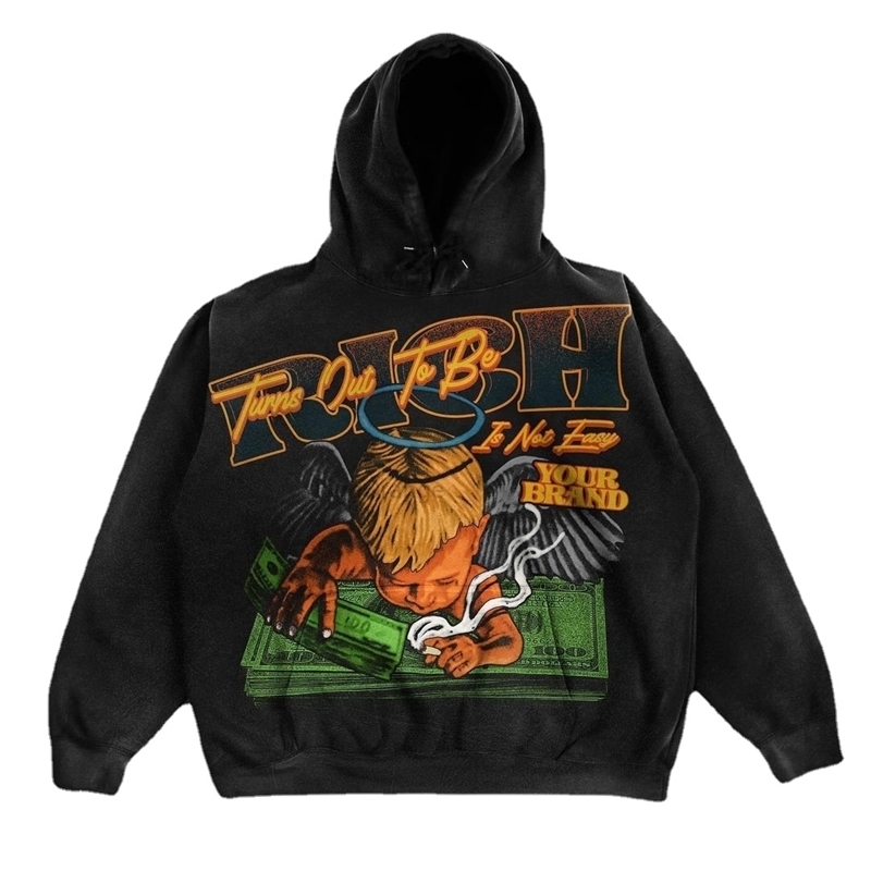 Mens Hoodies Sweatshirts Retro Streetwear Winged Kids Letter Print Hoodie Casual Oversized Fall Winter Top 230216, Camel
Mens Hoodies Sweatshirts Retro Streetwear Winged Kids Letter Print Hoodie Casual Oversized Fall Winter Top 230216, Camel