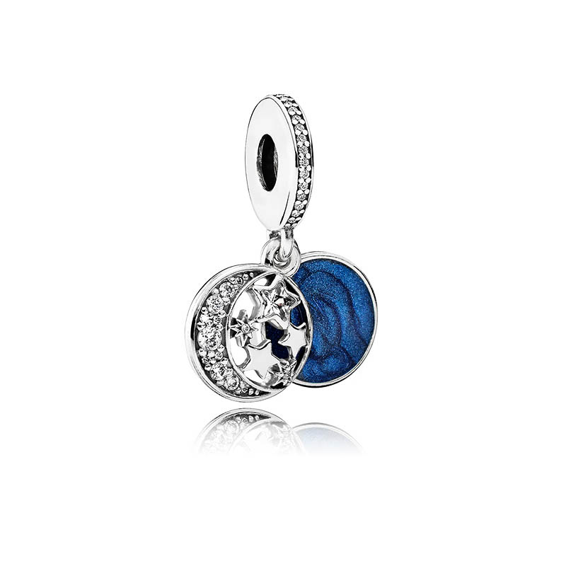 Moon Blue Sky Dangle Charm with Original Box for Pandora Real Sterling Silver Snake Chain Bracelet Necklace DIY Making Accessories Beads Charms Factory wholesale
Moon Blue Sky Dangle Charm with Original Box for Pandora Real Sterling Silver Snake Chain Bracelet Necklace DIY Making Accessories Beads Charms Factory wholesale