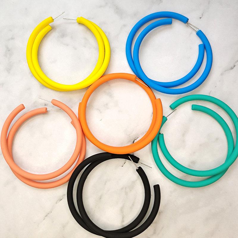 Hoop Earrings Punk MaColorful Metal Painted Big For Women Girl Large Round Circle Nightclub Party Fashion Jewelry
Hoop Earrings Punk MaColorful Metal Painted Big For Women Girl Large Round Circle Nightclub Party Fashion Jewelry