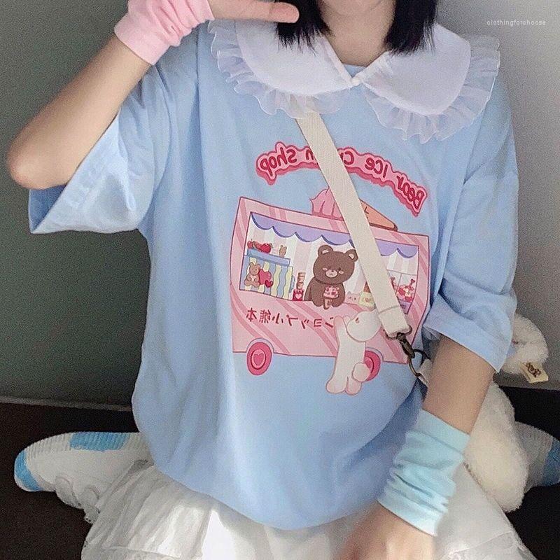 Women' T Shirts Korean Ins Japanese Girl Student Cute Super Sweet Cartoon Printed Graffiti Loose Short Sleeve T-shirt Harajuku White Women, Sky blue
Women' T Shirts Korean Ins Japanese Girl Student Cute Super Sweet Cartoon Printed Graffiti Loose Short Sleeve T-shirt Harajuku White Women, Sky blue
