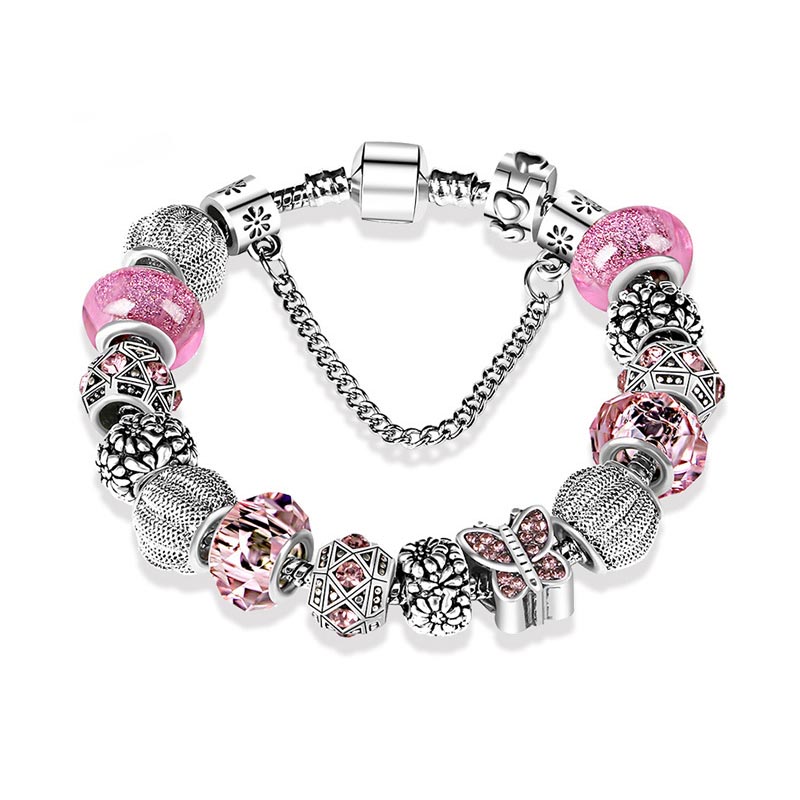 925 Silver plated Butterfly Charm Bracelets Set for Pandora Snake Chain Hand chain Party Jewelry For Women Girlfriend Gift designer Bracelet with Original Box
925 Silver plated Butterfly Charm Bracelets Set for Pandora Snake Chain Hand chain Party Jewelry For Women Girlfriend Gift designer Bracelet with Original Box