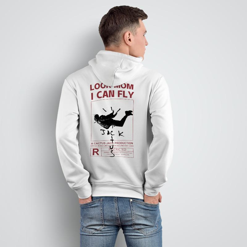 Men' Hoodies & Sweatshirts European And American Street Trend Sweater LOOK MOM I CAN Series Hoodie Autumn Winter Fleece Loose Jac, White
Men' Hoodies & Sweatshirts European And American Street Trend Sweater LOOK MOM I CAN Series Hoodie Autumn Winter Fleece Loose Jac, White