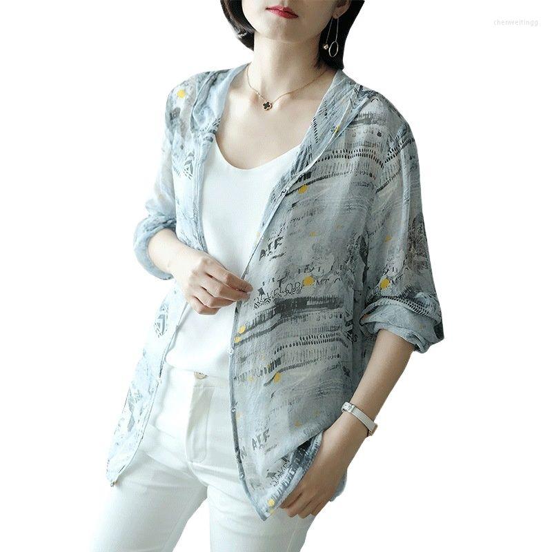 Women's Hoodies Summer Korean Silk Hooded Sweater Cardigan Women's Long Sleeve Large Size Thin Breathable Vacation Mulberry Sunscreen, Blue
Women's Hoodies Summer Korean Silk Hooded Sweater Cardigan Women's Long Sleeve Large Size Thin Breathable Vacation Mulberry Sunscreen, Blue