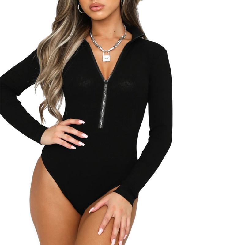 Women's Jumpsuits & Rompers Ladies Bodycon Elegant Short Jumpsuit Overalls Women Long Sleeve Zipper Bodysuit Fashion Solid Color Stand Colla, As photo shows
Women's Jumpsuits & Rompers Ladies Bodycon Elegant Short Jumpsuit Overalls Women Long Sleeve Zipper Bodysuit Fashion Solid Color Stand Colla, As photo shows