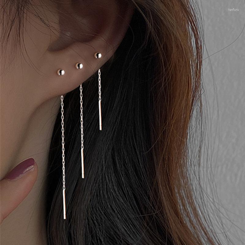 Dangle Earrings Trend Long Little Golden Color Ball Tassel Thread Chain Heart Beads Pendant Drop Women Straight Hanging Earings Jewelry
Dangle Earrings Trend Long Little Golden Color Ball Tassel Thread Chain Heart Beads Pendant Drop Women Straight Hanging Earings Jewelry
