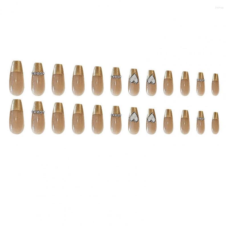 False Nails Stunning Fake Lightweight Removable Full Cover Elegant Heart Chain Decor Press On Artificial DIY, Nude
False Nails Stunning Fake Lightweight Removable Full Cover Elegant Heart Chain Decor Press On Artificial DIY, Nude