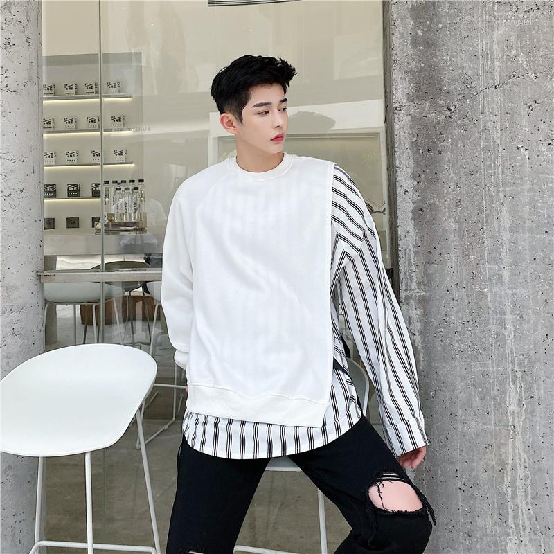 Men's Hoodies MIXCUBIC 2023 Autumn Korean Style Unique Fake Two Design Sweatshirt Men Casual Loose Asymmetry Stripes For -XXL, White
Men's Hoodies MIXCUBIC 2023 Autumn Korean Style Unique Fake Two Design Sweatshirt Men Casual Loose Asymmetry Stripes For -XXL, White
