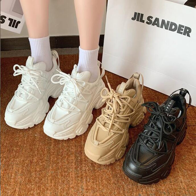 Dress Shoes Women Thick Bottom Chunky Sneakers Fashion Casual White Ladies Trainer Platform Sneaker Womens Zapatillas Mujer 230217
Dress Shoes Women Thick Bottom Chunky Sneakers Fashion Casual White Ladies Trainer Platform Sneaker Womens Zapatillas Mujer 230217