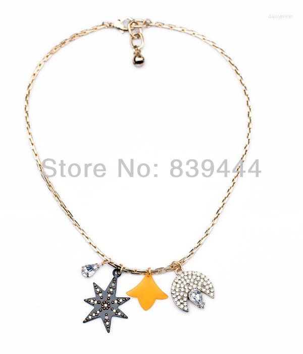 Pendant Necklaces Casual Necklace Arrival Gold Color Moon Star Chain Latest Daily Accessory
Pendant Necklaces Casual Necklace Arrival Gold Color Moon Star Chain Latest Daily Accessory