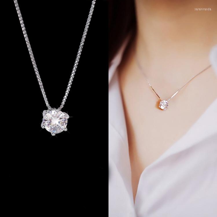 Choker 2023 Fashion Silver Color Necklace Six Claw CZ Mosaic Zircon For Women Collier
Choker 2023 Fashion Silver Color Necklace Six Claw CZ Mosaic Zircon For Women Collier