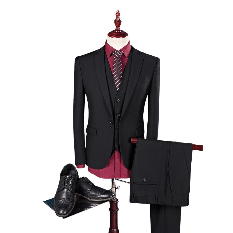 Men's Suits & Blazers 2023 Autumn And Winter Business Casual Single-breasted Suit Slim Wedding Three-piece Jacket Vest Trousers, Lake blue
Men's Suits & Blazers 2023 Autumn And Winter Business Casual Single-breasted Suit Slim Wedding Three-piece Jacket Vest Trousers, Lake blue