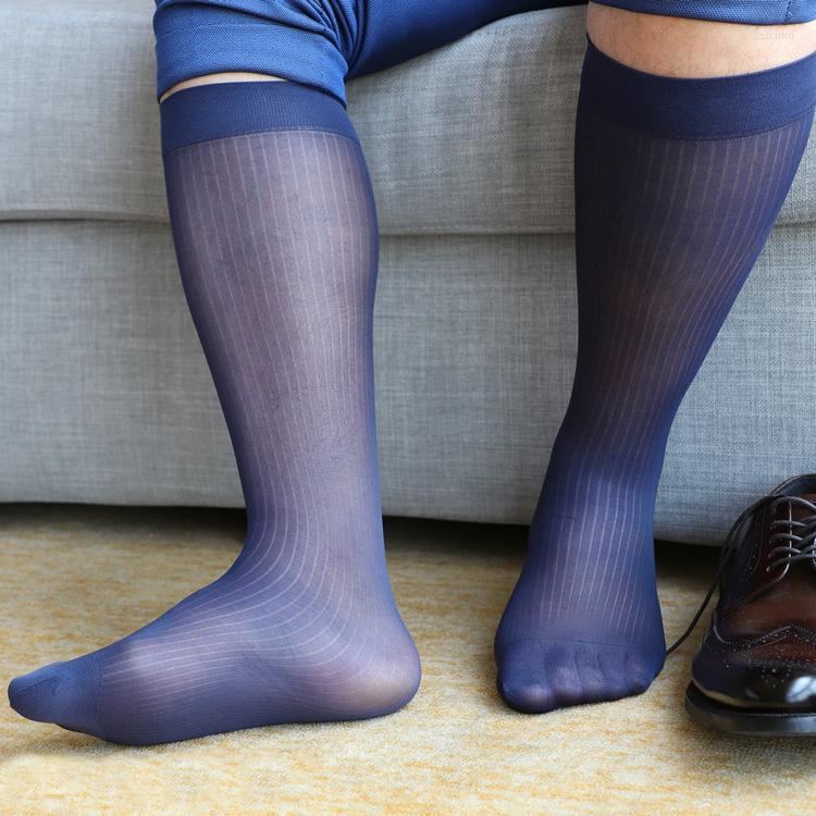 Men's Socks Men's Business Dress Sheer Stockings Vertical Stripes Design Transparent High Elastic Sexy Milddle Tube For Men, White
Men's Socks Men's Business Dress Sheer Stockings Vertical Stripes Design Transparent High Elastic Sexy Milddle Tube For Men, White