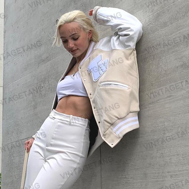 Women' Jackets B-TOTO American Retro Light Khaki Wild Loose Quilted Baseball Jacket Tide Ins Female Autumn And Winter 2023 FasionWomen
Women' Jackets B-TOTO American Retro Light Khaki Wild Loose Quilted Baseball Jacket Tide Ins Female Autumn And Winter 2023 FasionWomen