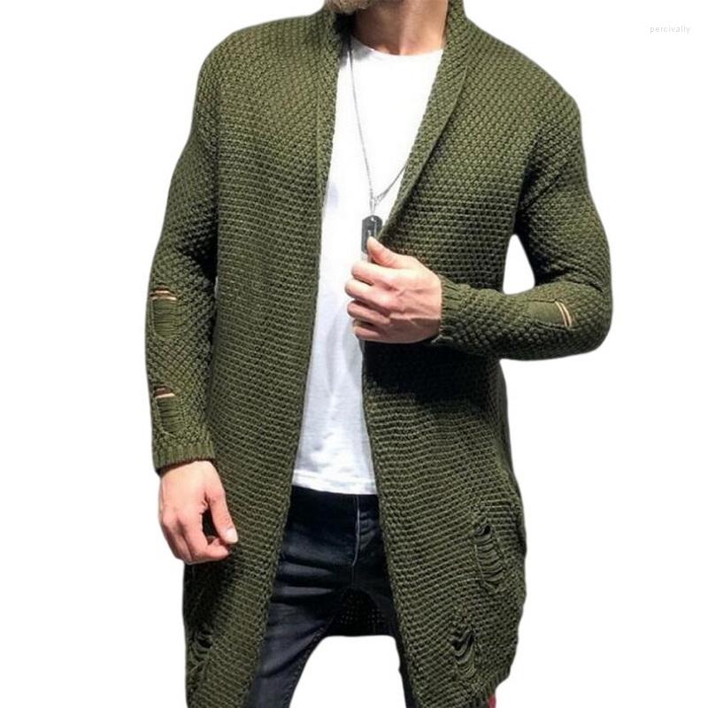 Men' Sweaters Men Cardigan Hole Sweater Men' Mid-length Sleeve Holes Hip-hop Style Knitwear, Black
Men' Sweaters Men Cardigan Hole Sweater Men' Mid-length Sleeve Holes Hip-hop Style Knitwear, Black