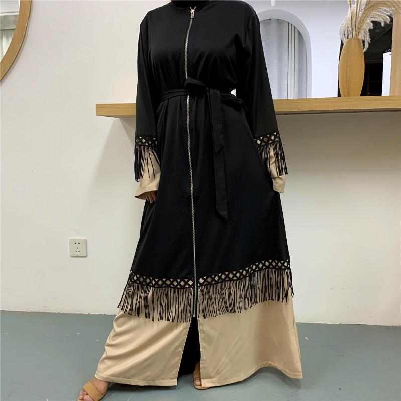 Ethnic Clothing Israel Spain Muslim Fashion Women's Long Skirt Fringed Zipper Abaya Ramadan Prayer Kaftan Plus Size
Ethnic Clothing Israel Spain Muslim Fashion Women's Long Skirt Fringed Zipper Abaya Ramadan Prayer Kaftan Plus Size